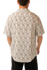 MAGLIA CAMICIA UOMO  BIANCO BWL PARGOWHITE TOOCO